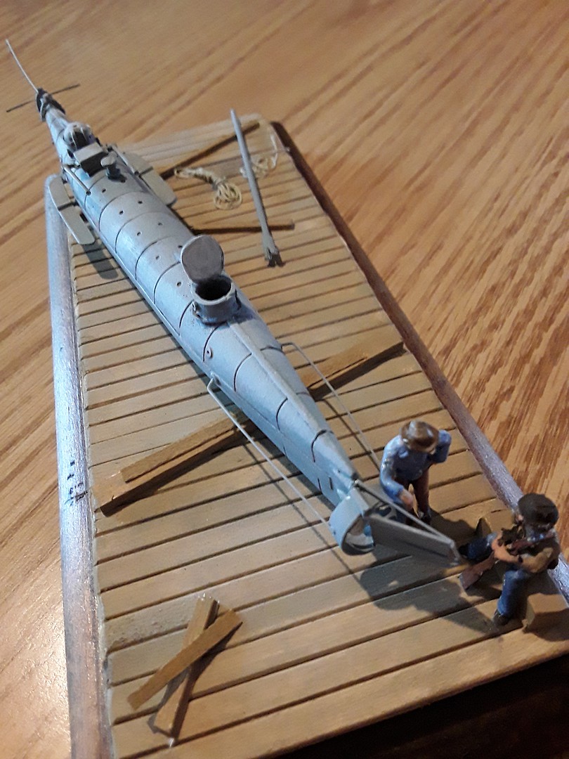 H.L. Hunley Confederate Submarine (111/2''L) Resin Model Submarine Kit 1/72 72001