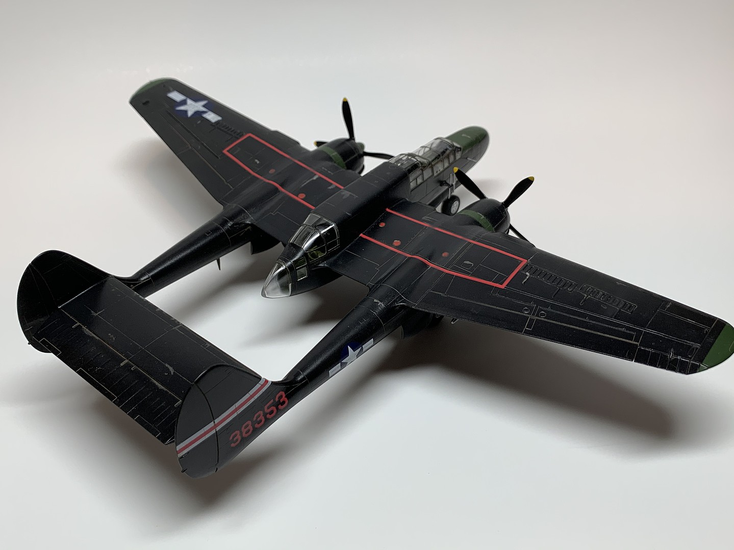 US P-61C Black Widow -- Plastic Model Airplane Kit -- 1/72 Scale ...