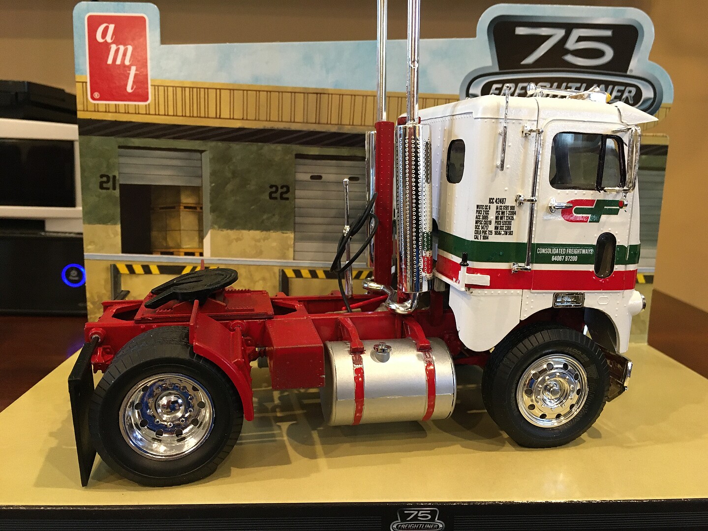 amt 1/25 ホワイト フレイトライナー Amazon | AMT 1/25 ホワイトフレイトライナー デュエル ドライブ