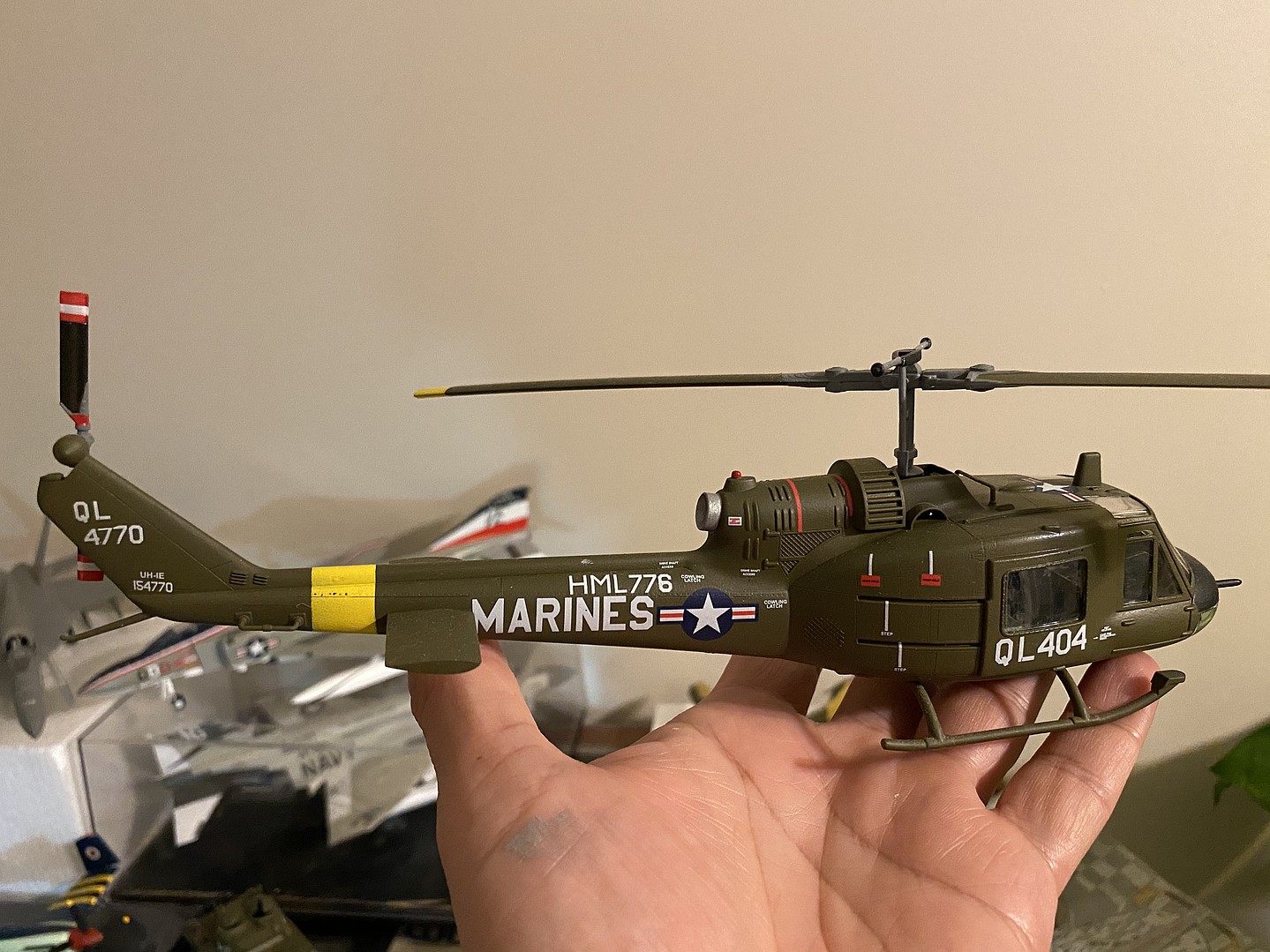 Uh 1c Huey Plastic Model Helicopter Kit 1 48 Scale Hy85803 Pictures By Usmc4u2b