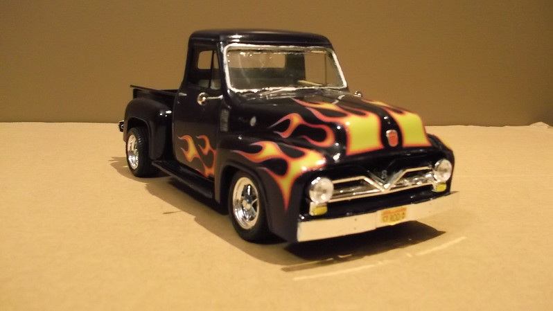 Monogram 1955 Ford F-100 Pickup Street Rod Plastic Model Truck Kit 1/24  Scale #850880