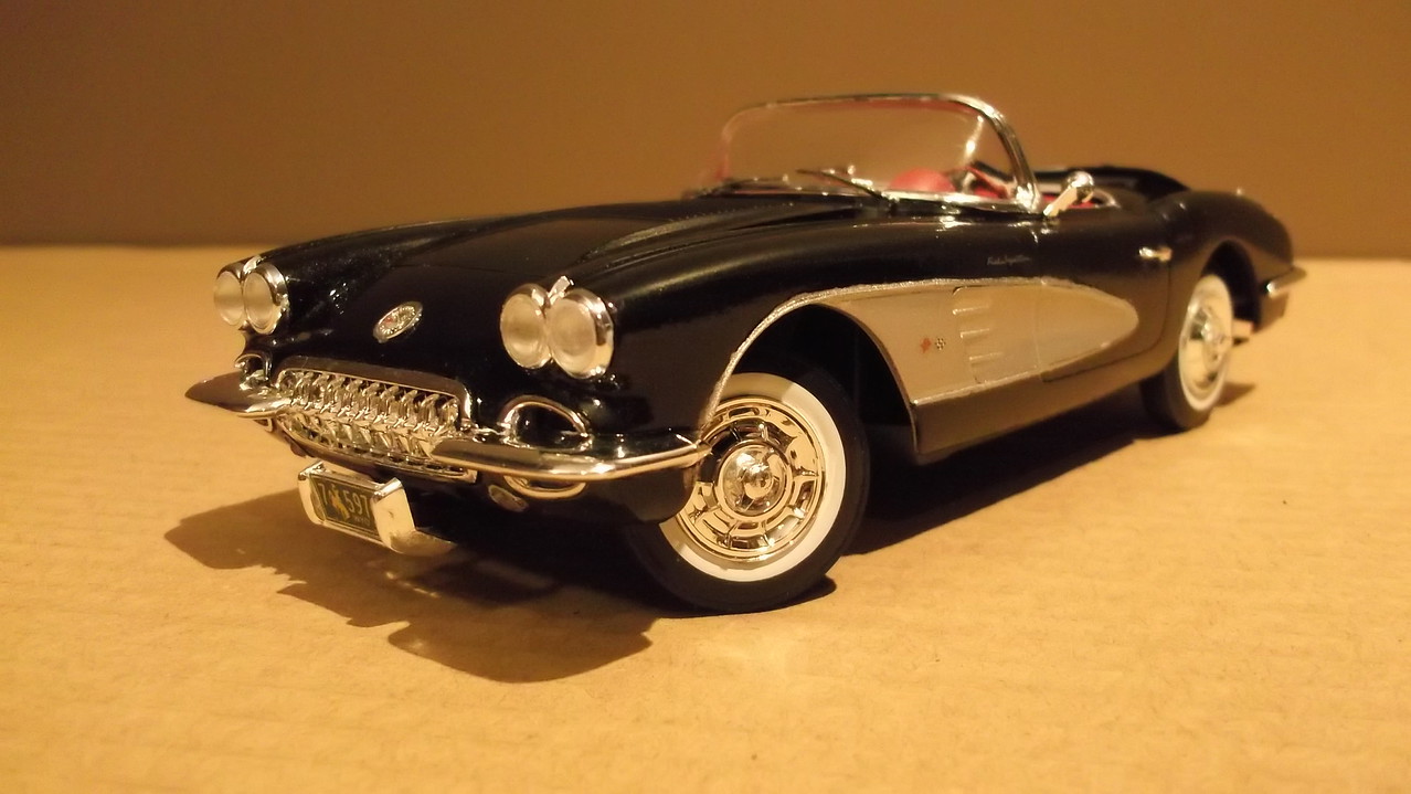 1958 corvette model car
