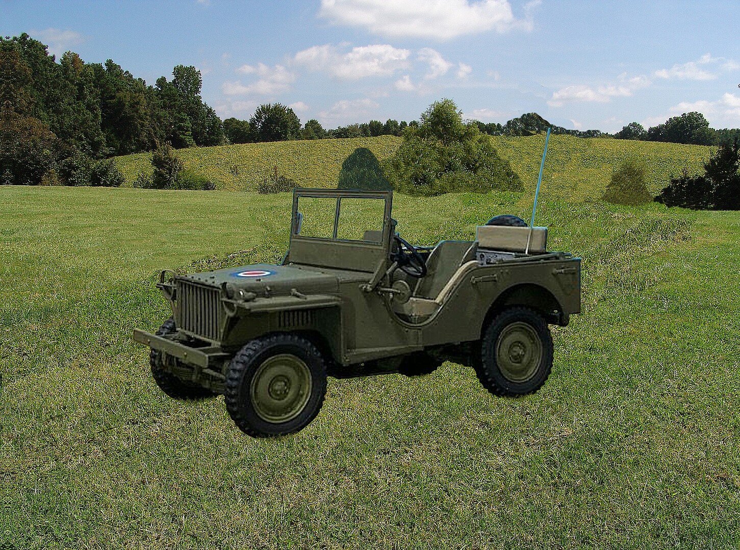 WWII Bantam 40 BRC Military Car Plastic Model Military Vehicle Kit 