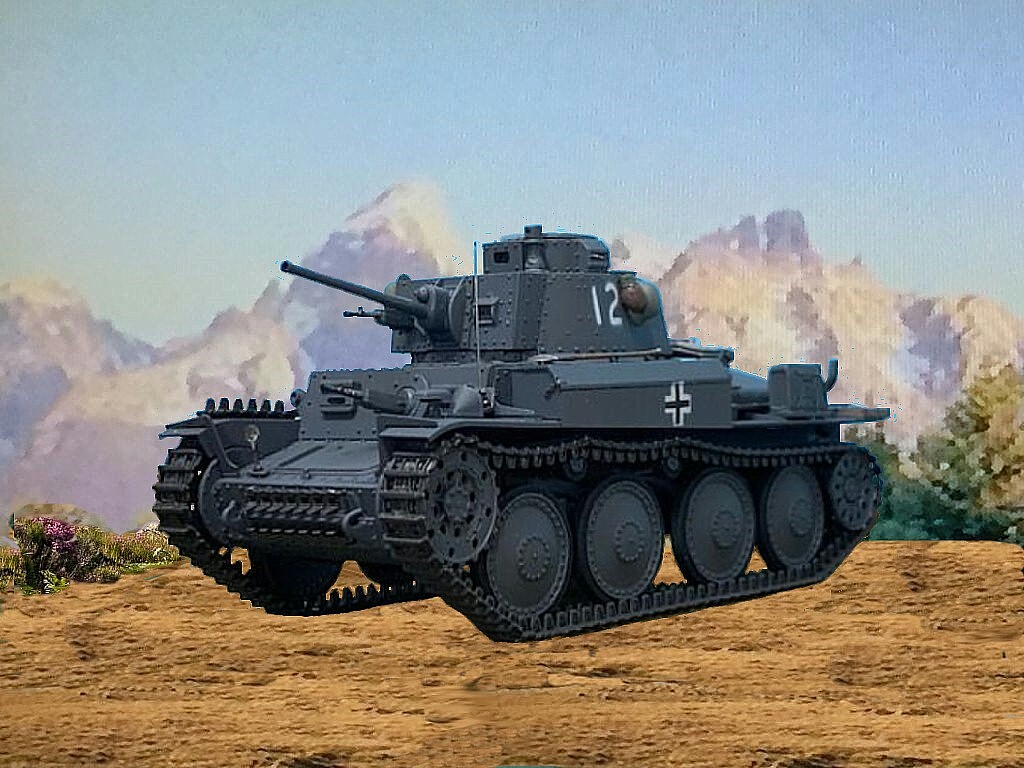 Tamiya 35369 1/35 German Lt Tank Panzerkampfwagen 38t Ausf E/F