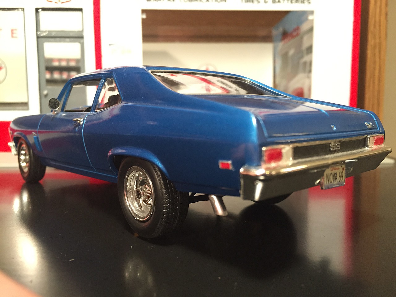 1969 Chevy Nova Ss Plastic Model Car Kit 125 Scale 852098