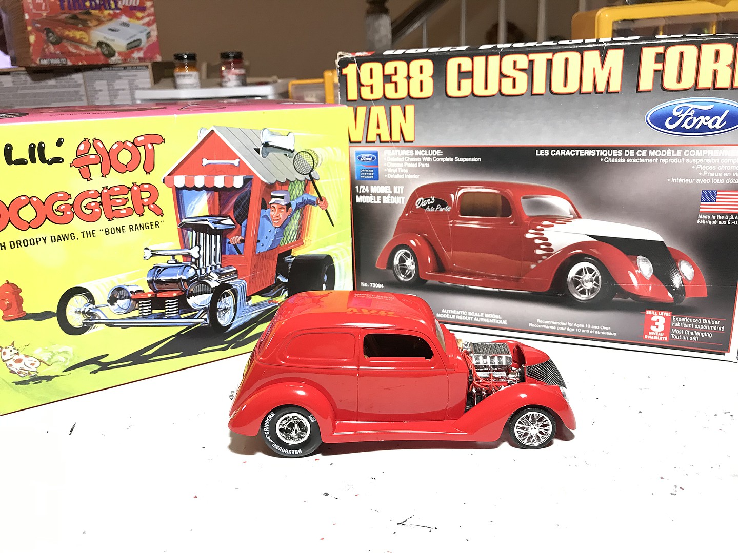 1938 Custom Ford Van -- Plastic Model Car Kit -- 1/24 Scale -- #hl114 ...