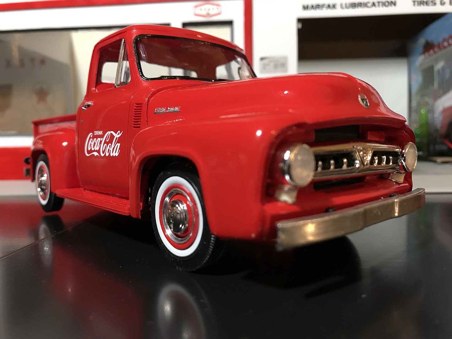 AMT 1144m 1/25 1953 Ford Pickup Coca Cola Model Kit 2t for sale online 
