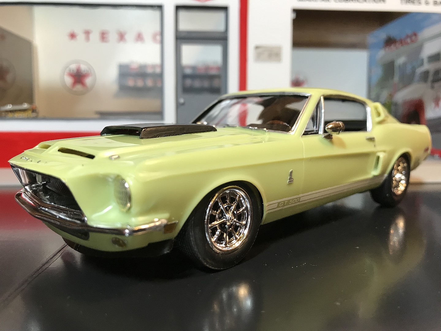 NEW SEALED 1968 FORD SHELBY GT500 MUSTANG AMT 1:25 SCALE PLASTIC MODEL 