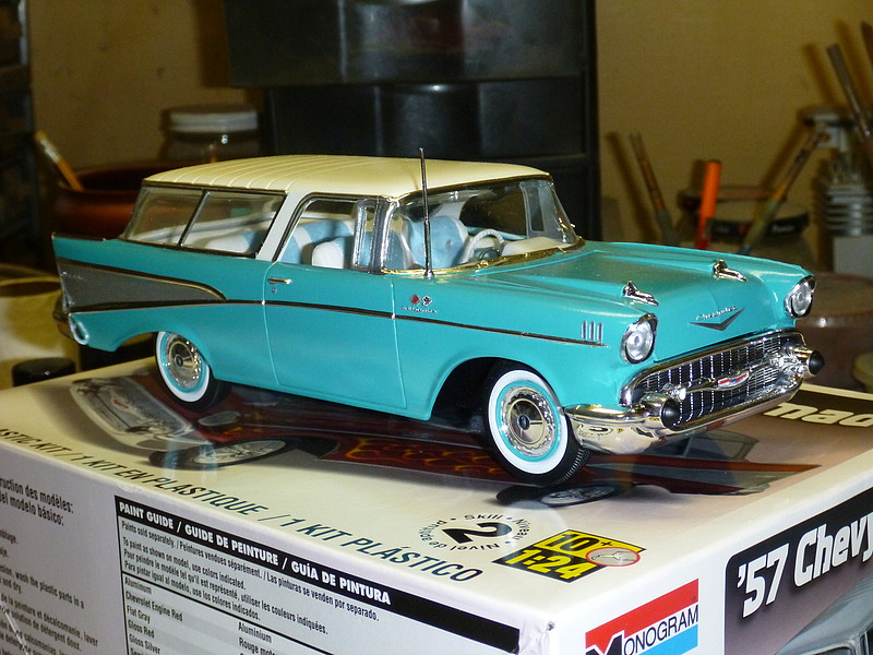 1957 chevy model car kits