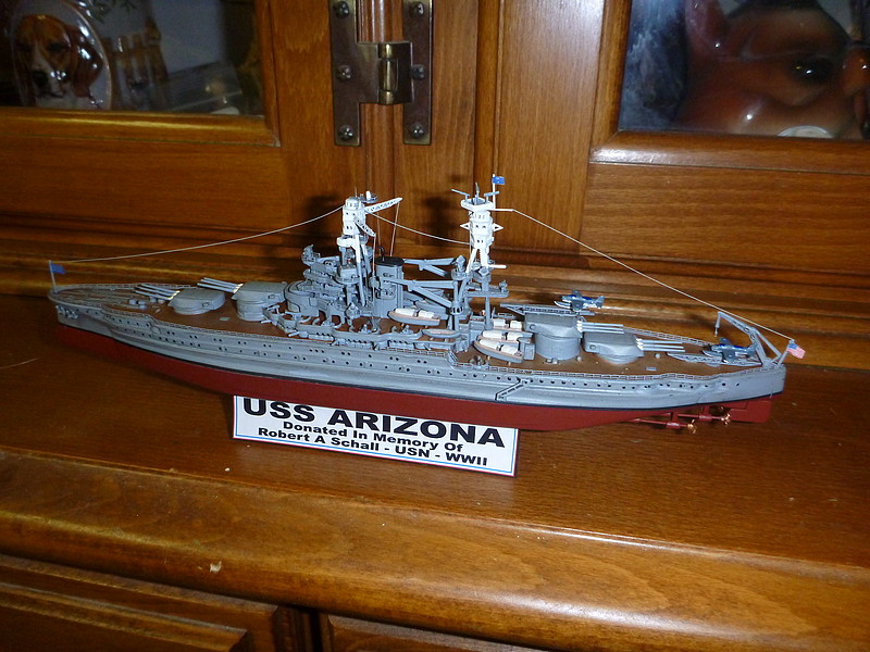 Uss Arizona Bb 39 Plastic Model Military Ship Kit 1 700 Scale | Free ...