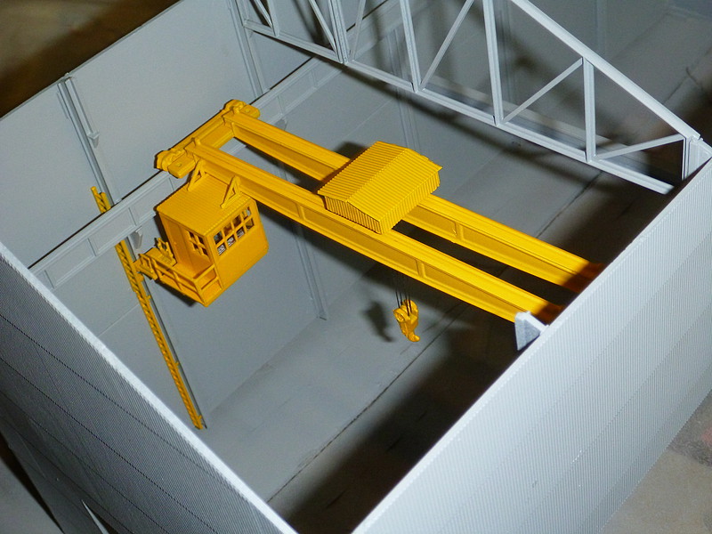 Overhead Traveling Crane Kit 123/16 x 85/8'' HO Scale Model