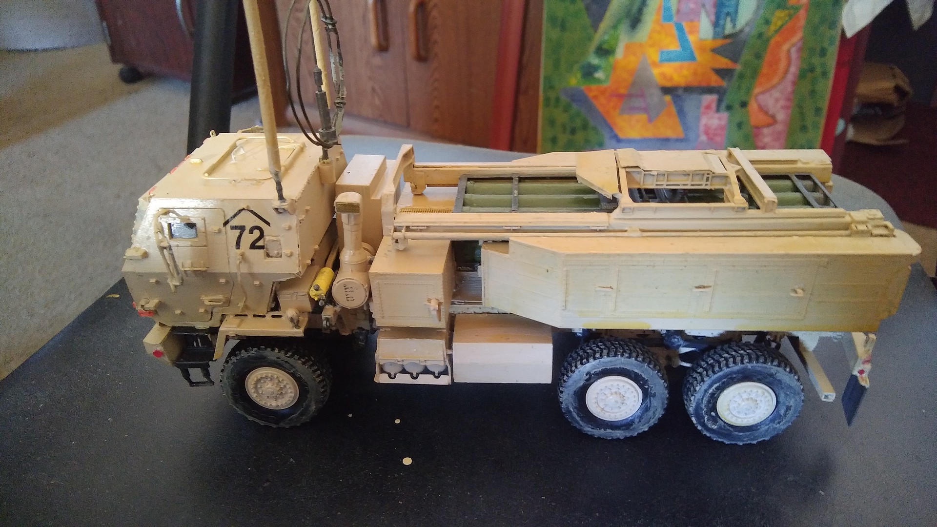 M142 High Mobility Artillery Rocket System Plastic Model Military