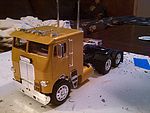 White Freightliner Dual Drive Tractor
