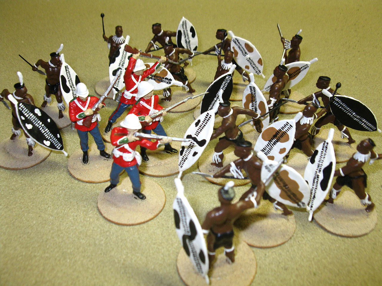 Zulu War British Infantry at Rorkes Drift (16) Plastic Model