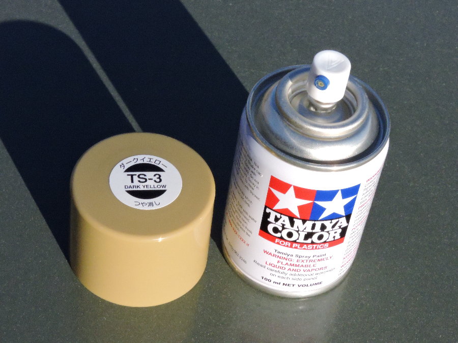 Tamiya Spray Paint for Plastics 100ml Dark Yellow TS-3 Sealed