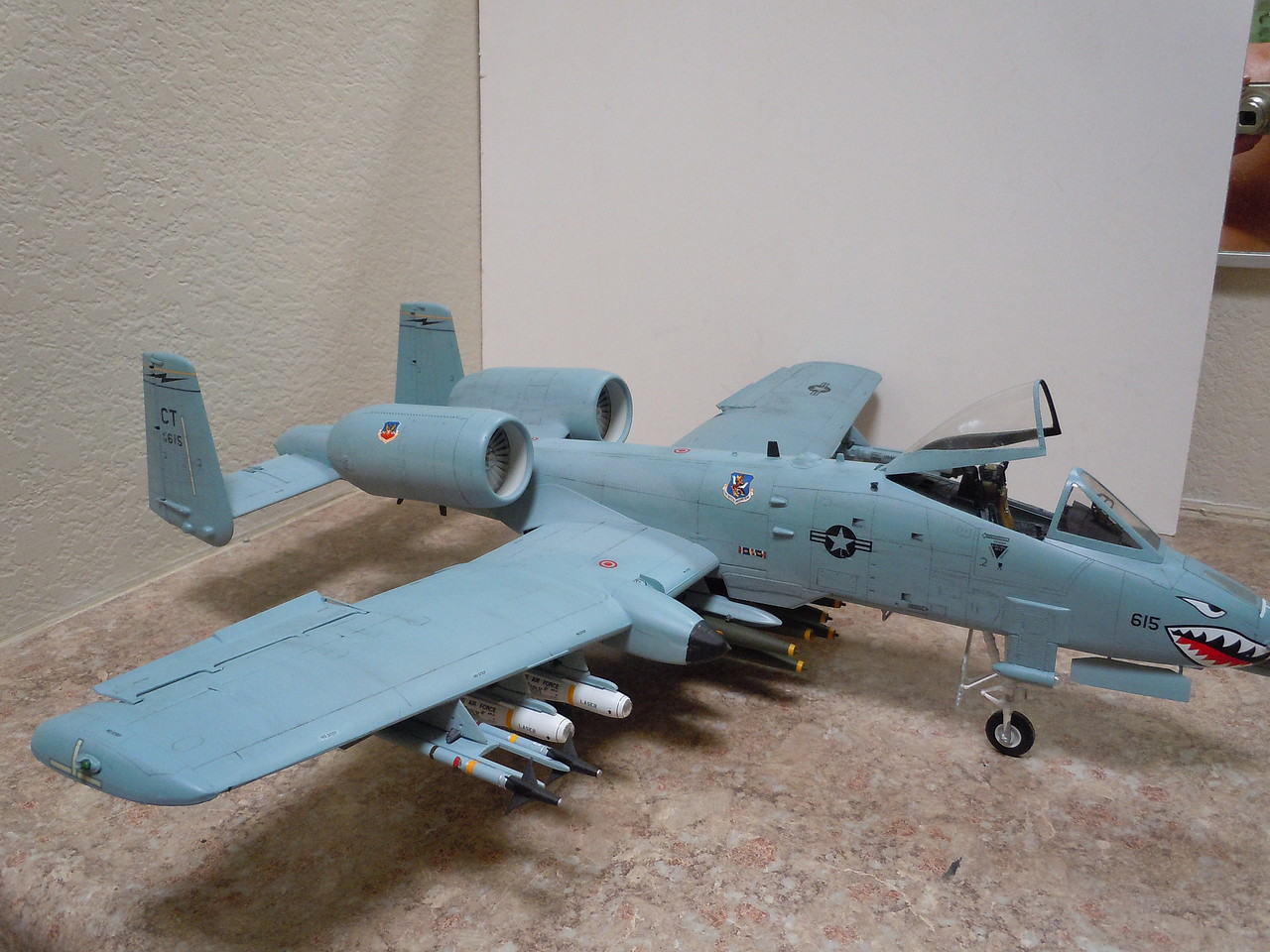 A10A Thunderbolt II Single-Seat Fighter Plane -- Plastic Model Airplane ...