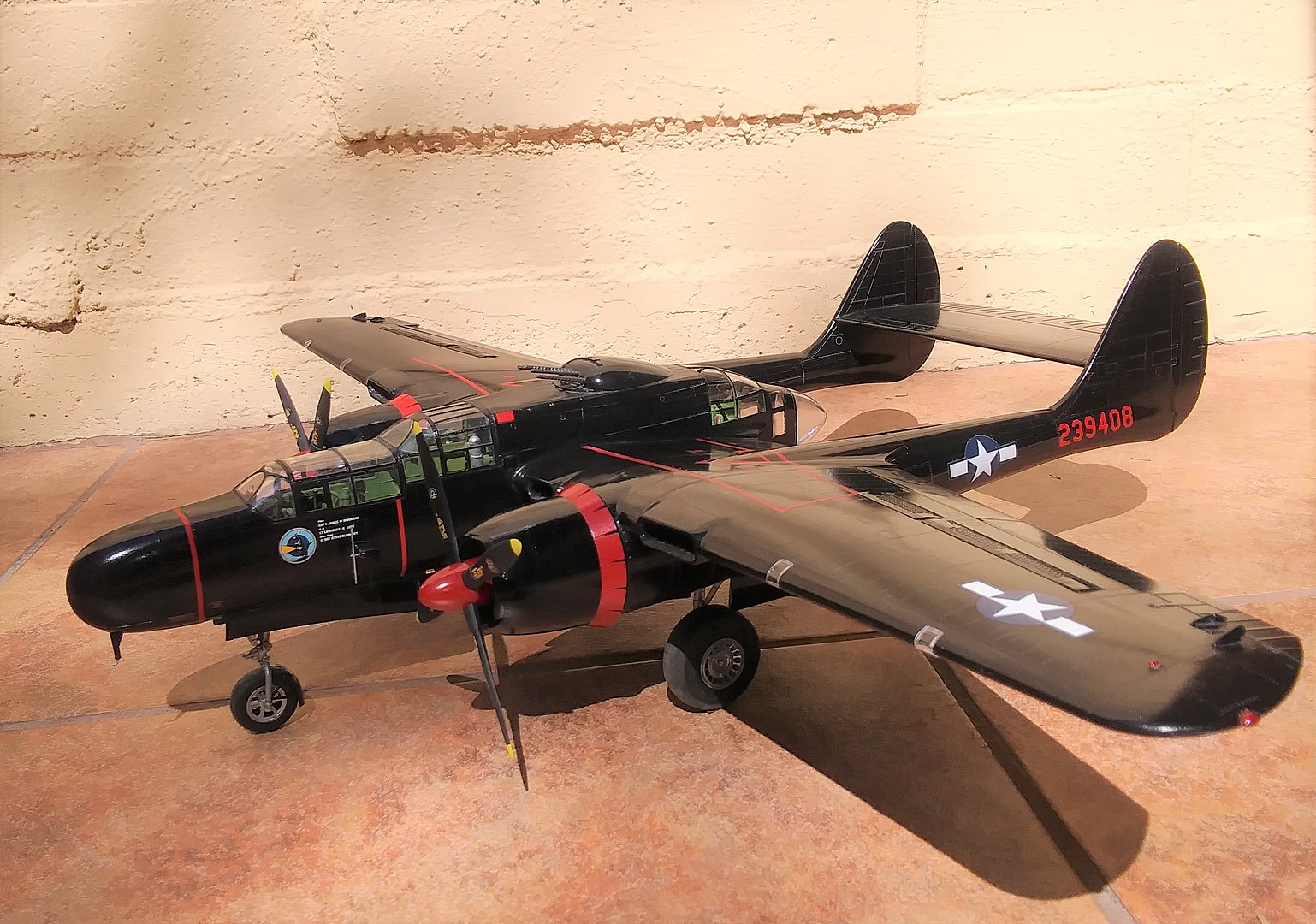 P B Black Widow Night Fighter Plastic Model Airplane Kit Scale Hy Pictures