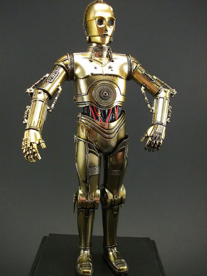 Star Wars- C3PO Droid Figure (Snap) -- Science Fiction Plastic Model ...