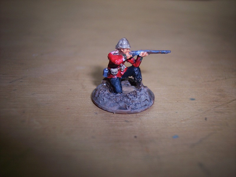 Zulu War British Infantry (32) Plastic Model Military Figure 1/