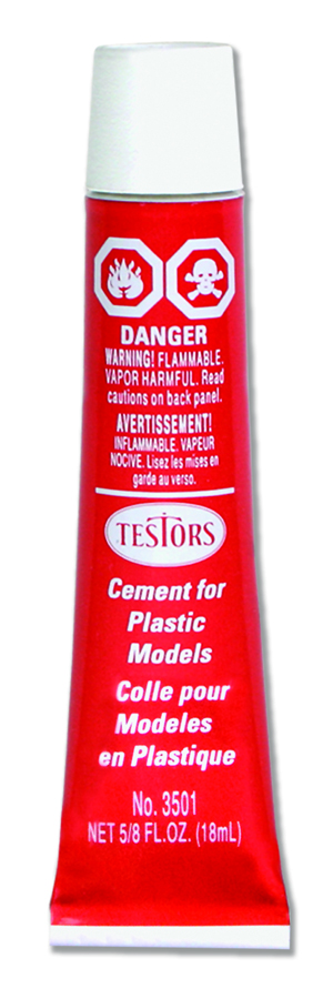 Testors Plastic Cement - 5/8 oz. Glue Tube - Spotlight Hobbies