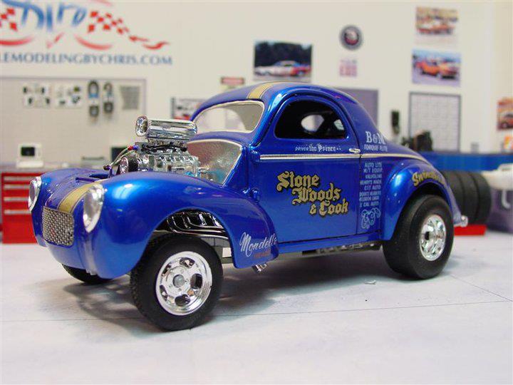 Willys Drag Coupe -- Plastic Model Car Kit -- 1/25 Scale -- #854990 ...