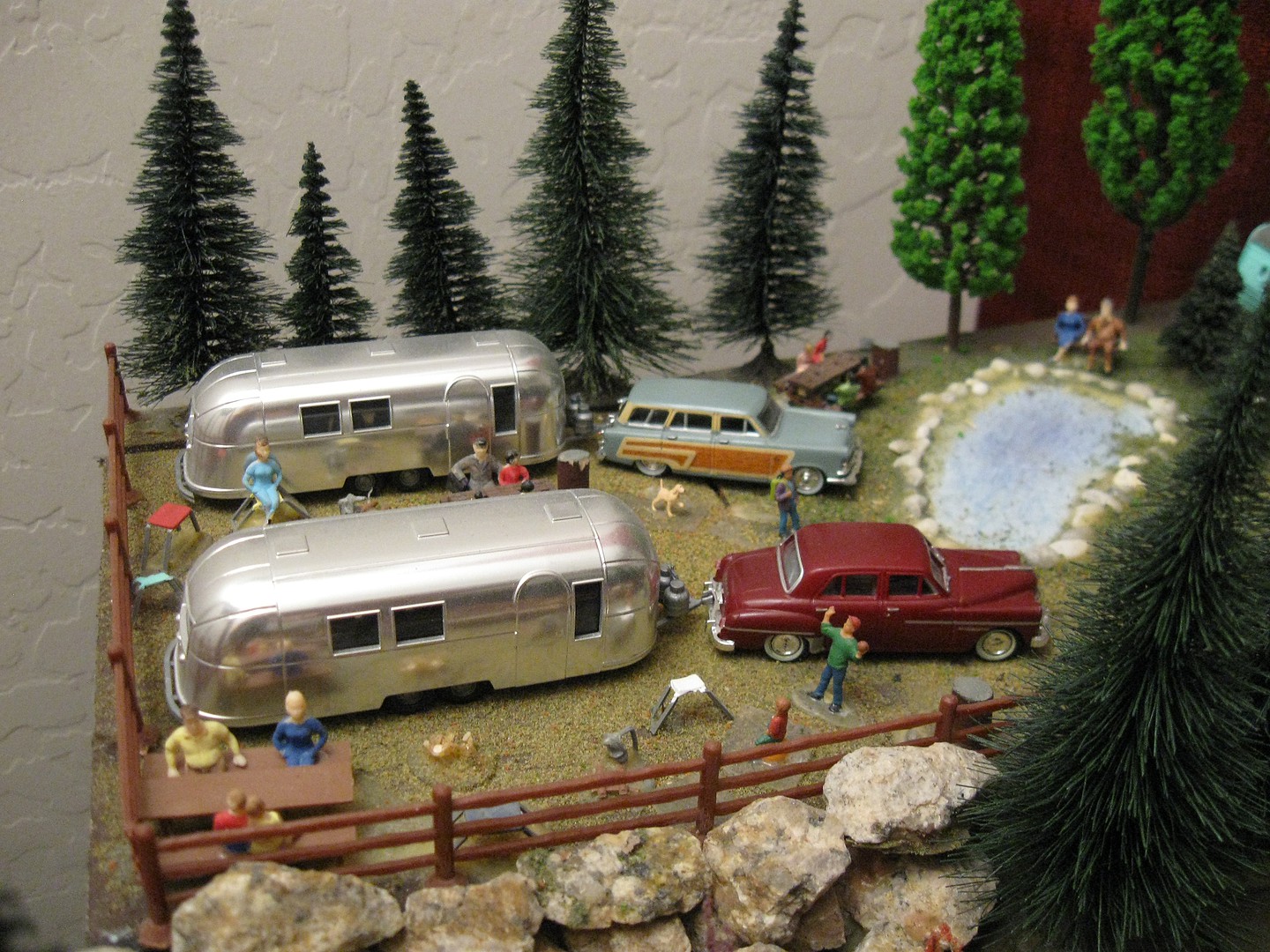 Two Trailers per box KIT HO scale Vollmer 45145 CAMPER TRAILERS 