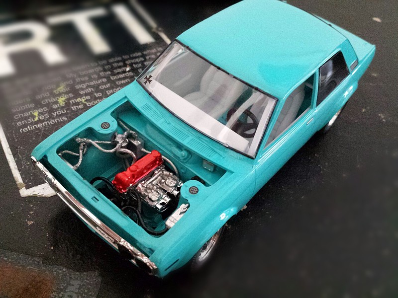 BRE Datsun 510 SSP Plastic Model Car Kit 1/25 Scale 851445