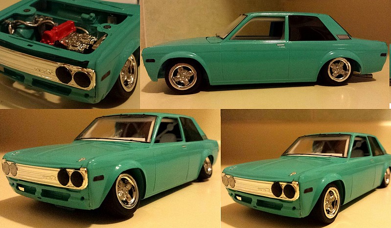 BRE Datsun 510 SSP -- Plastic Model Car Kit -- 1/25 Scale -- #85-1445