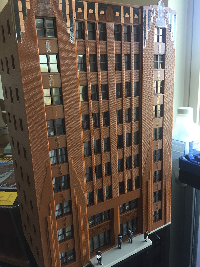 Gallery Pictures Walthers City Apartment Building Kit HO Scale Model