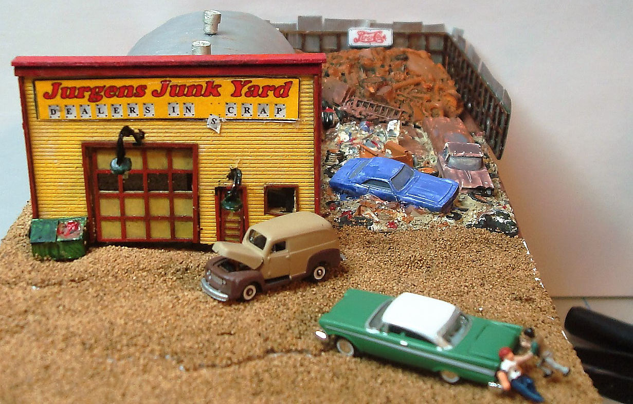 Gallery Pictures Monroe Jurgens Junk Yard Kit N Scale Model Railroad