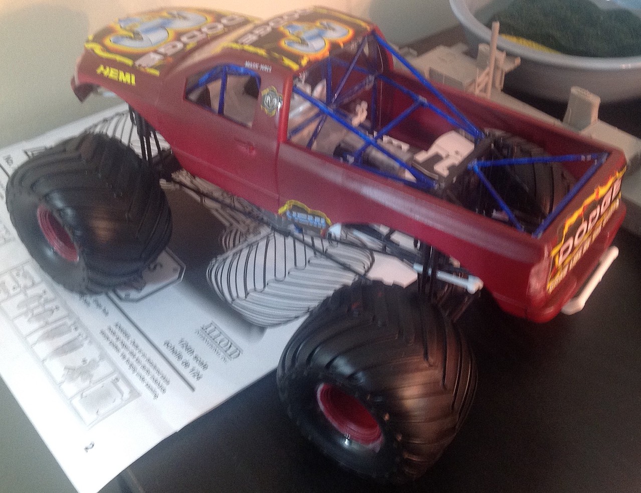 Raminator Monster Truck Plastic Model Truck Kit 1/24 Scale