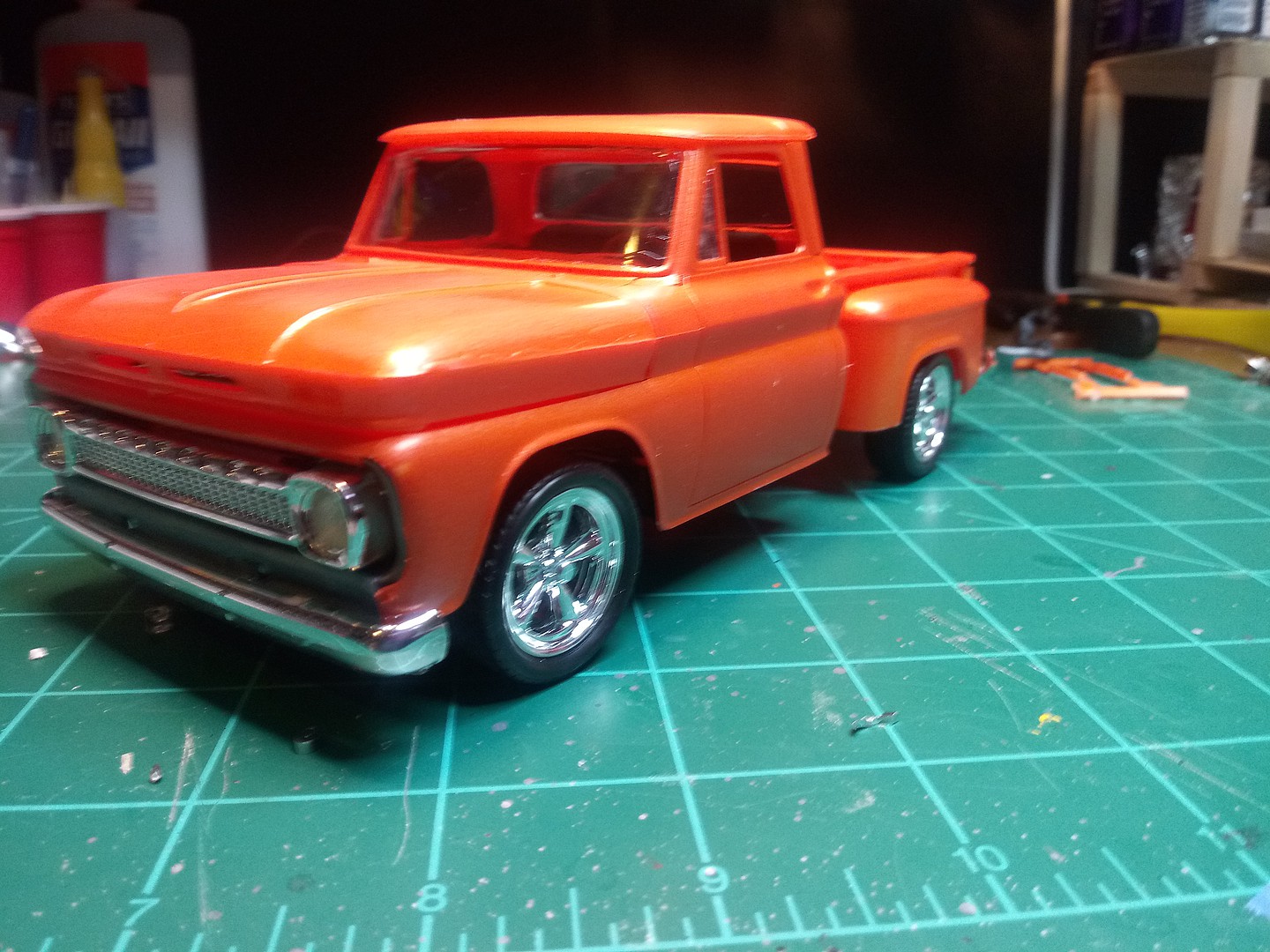 1965 Chevy Stepside Pickup 2'n1 -- Plastic Model Truck Kit -- 1/25 ...