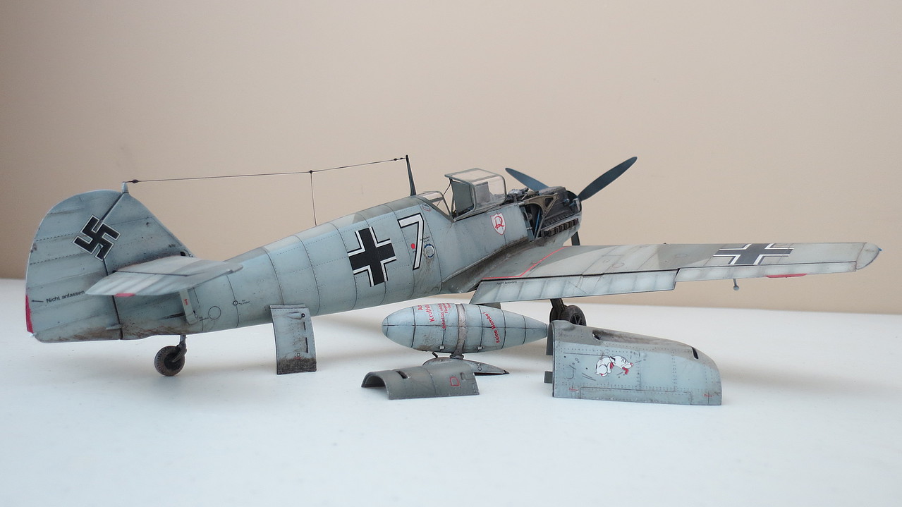 Bf109E3 1/JG2 Fighter Germany 1940 -- Plastic Model Airplane Kit -- 1/ ...