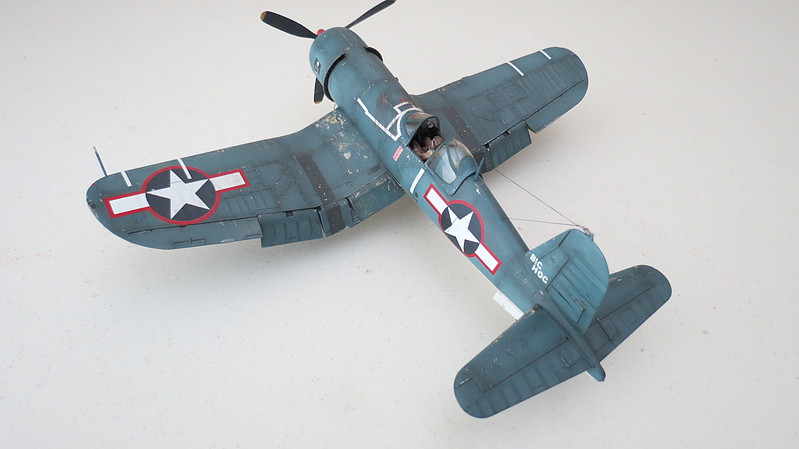 Vought F4u 1a Corsair Fighter Aircraft Plastic Model Airplane Kit