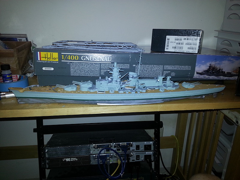 Gallery Pictures Heller Gneisenau German Battleship Plastic Model