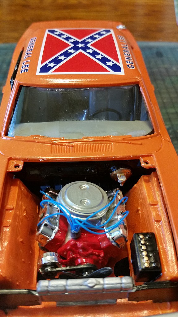 1969 General Lee Charger Plastic Model Car Kit 1/25 Scale 706