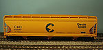 47' 3-Bay Center-Flow Covered Hopper (3) Chessie System