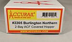 ACF 2-bay Center-Flow Covered Hopper BN #437109