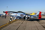 North American P-51D Mustang Silver Color