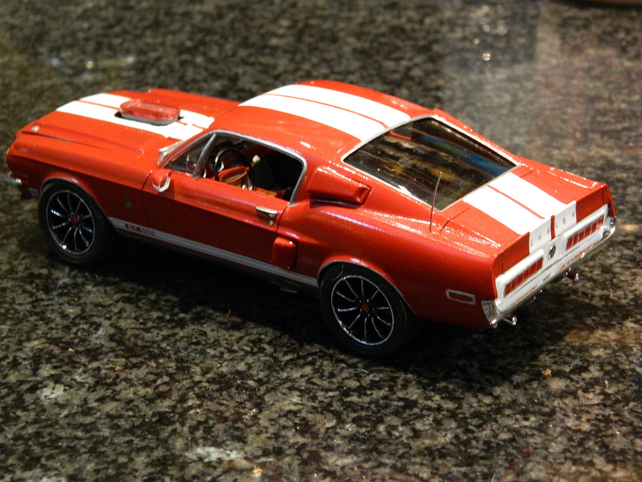 1968 Shelby Gt500 Plastic Model Car Kit 125 Scale 634 Pictures By Uniqueithink 0855