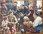 Norman Rockwell- Homecoming Marine (16''x20'')