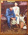 Norman Rockwell Breaking Home Ties (16''x20'')