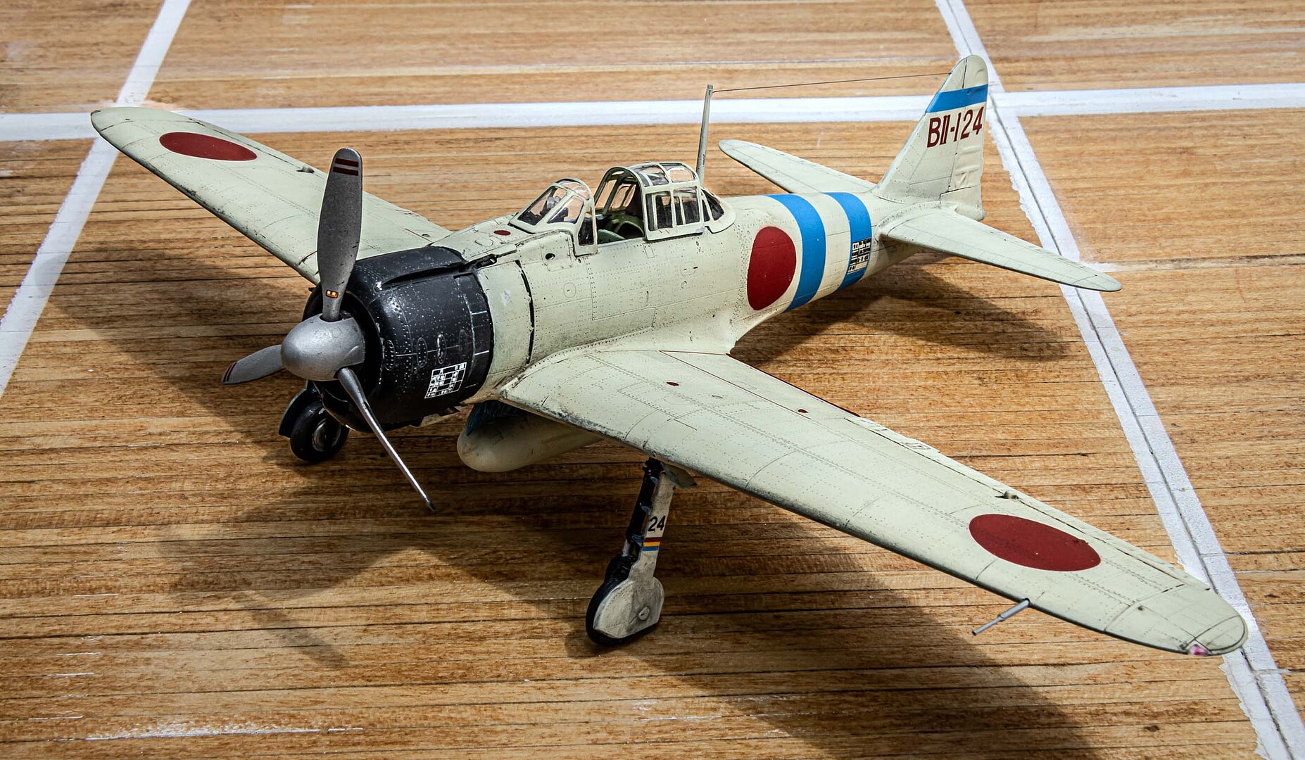 A6M2B ZERO FIGHTER MOD.21 -- Plastic Model Airplane -- 1/48 Scale ...