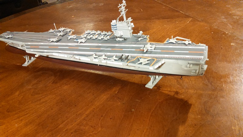 USS Ronald Reagan -- Plastic Model Military Ship Kit -- 1/720 Scale ...