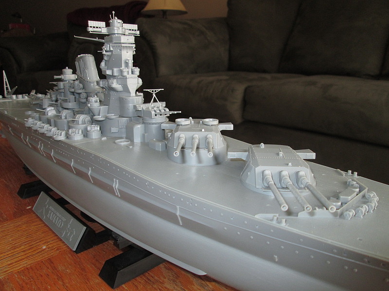 Tamiya Japanese Yamato Battleship Boat Plastic Model Military Ship 