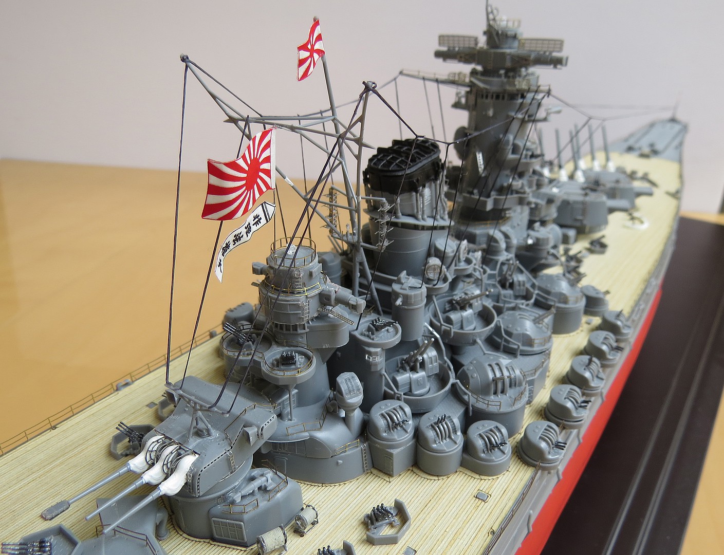 Japanese Battleship Yamato Boat -- Plastic Model Military Ship Kit -- 1 ...