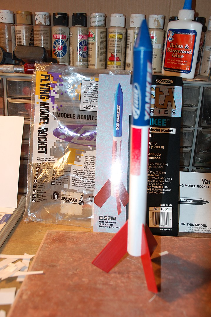 Yankee Model Rocket Kit Skill Level 1 1381 pictures by johncpo41