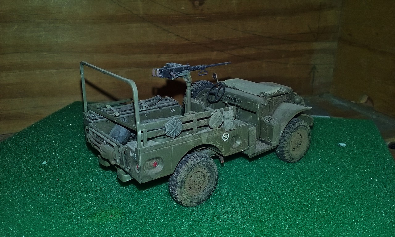 US WC51 3/4Ton 4x4 Jeep Plastic Model Military Jeep Kit 1/35