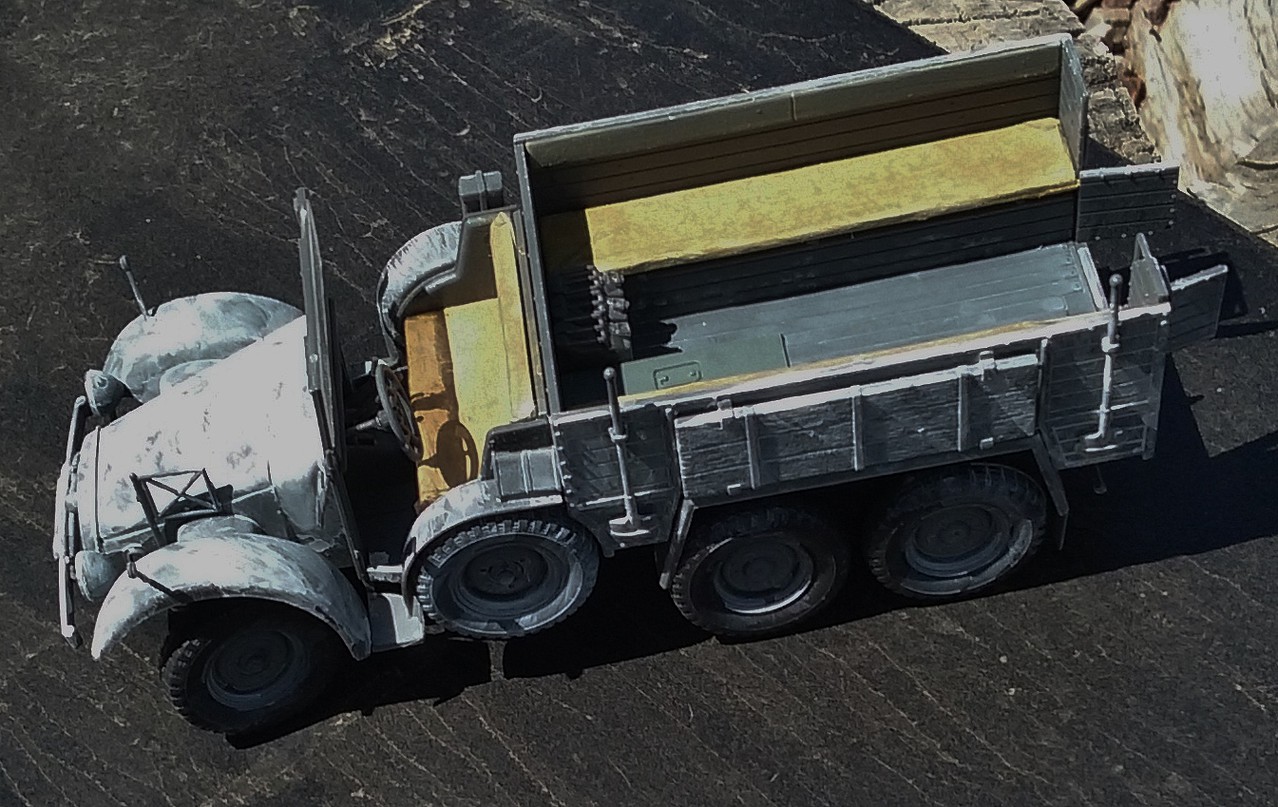 tamiya 6x4 truck krupp protze