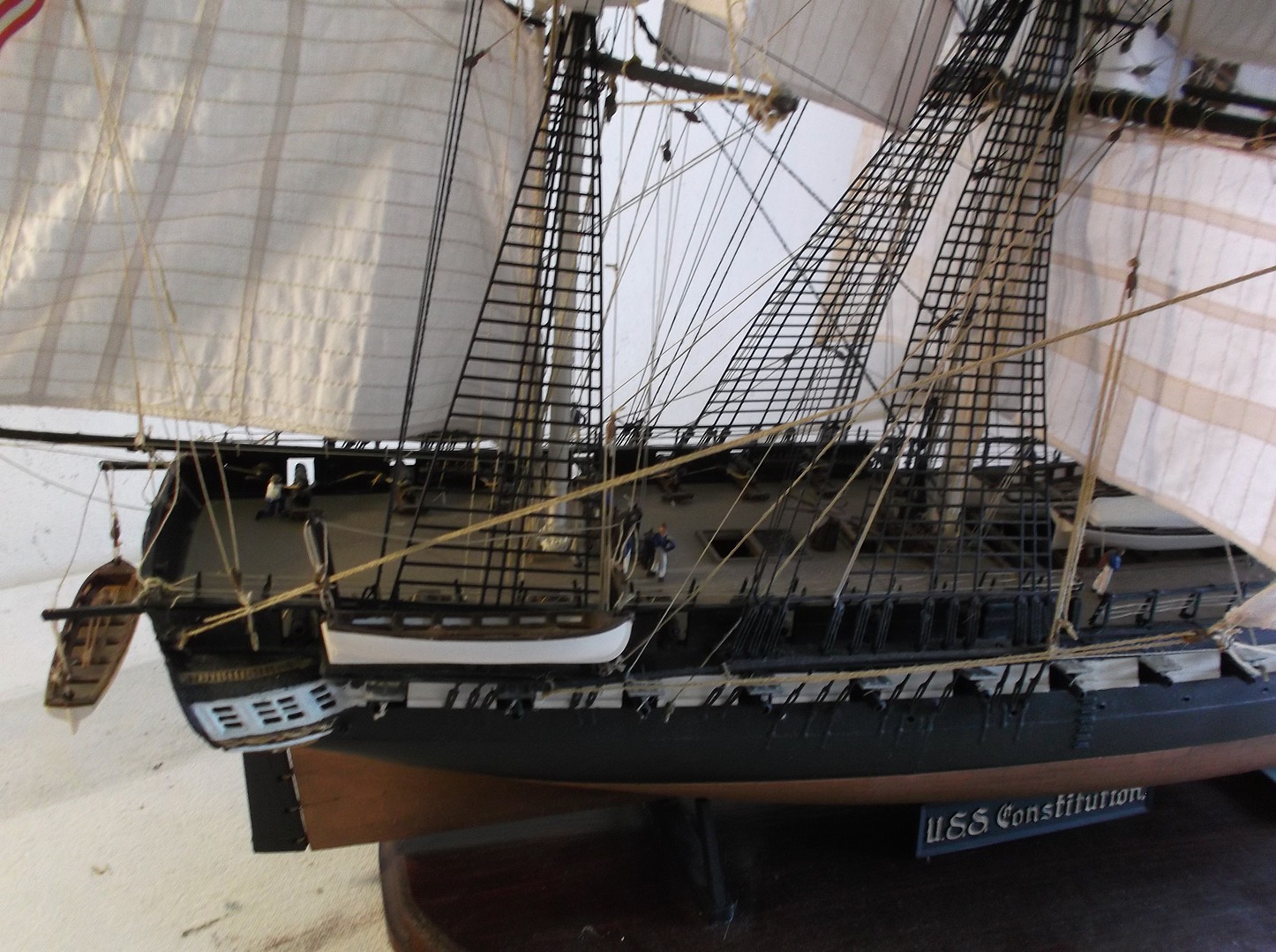 USS United States Plastic Model Sailing Ship Kit 1/96 Scale